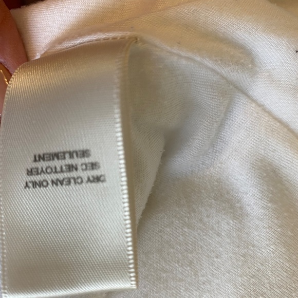 REBECCA TAYLOR Sz 4 White Peplum Top/Jacket - Picture 7 of 7